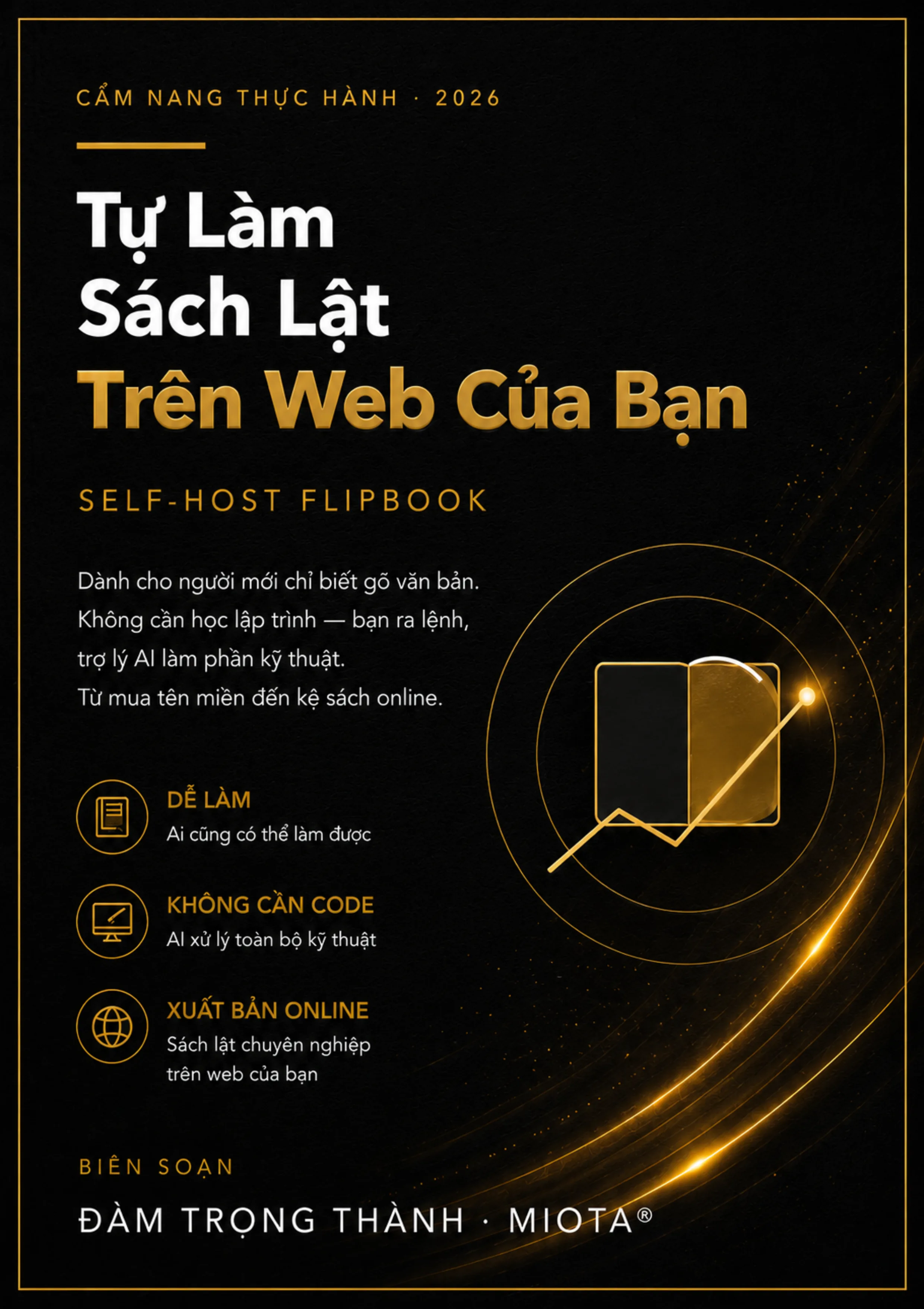Bìa sách Tự Làm Sách Lật Trên Web Của Bạn